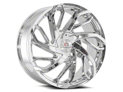 Cavallo CLV-29 Chrome Wheel; Rear Only; 22x9.5; 15mm Offset (06-10 Charger)