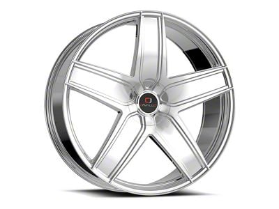 Cavallo CLV-31 Chrome Wheel; Rear Only; 22x9.5; 15mm Offset (11-23 RWD Charger, Excluding Widebody)