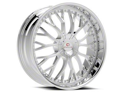 Cavallo CLV-33 Chrome Wheel; Rear Only; 24x9; 18mm Offset (11-23 RWD Charger, Excluding Widebody)