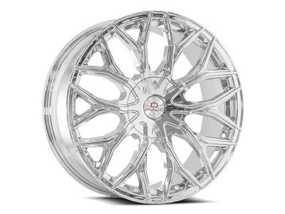 Cavallo CLV-37 Chrome Wheel; Rear Only; 24x9; 18mm Offset (11-23 RWD Charger, Excluding Widebody)