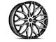 Cavallo CLV-37 Gloss Black and Machined Wheel; Rear Only; 22x9.5; 15mm Offset (11-23 RWD Charger, Excluding Widebody)