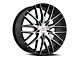 Cavallo CLV-45 Gloss Black and Machined Wheel; Rear Only; 24x9; 34mm Offset (06-10 Charger, Excluding SRT8)