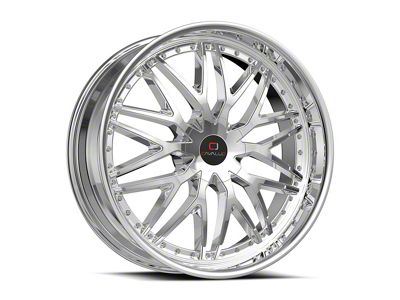 Cavallo CLV-46 Nano Chrome Wheel; Rear Only; 24x9; 18mm Offset (11-23 RWD Charger, Excluding Widebody)