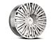 Cavallo CLV-48 Chrome Wheel; Rear Only; 24x9; 34mm Offset (11-23 Charger w/o Brembo Brakes)