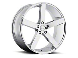 Cavallo CLV-5 Chrome Wheel; Rear Only; 22x10.5; 20mm Offset (06-10 Charger)