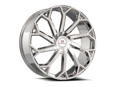 Cavallo CLV-51 Chrome Wheel; Rear Only; 24x9; 18mm Offset (11-23 RWD Charger, Excluding Widebody)