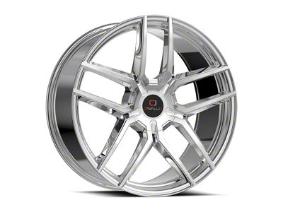 Cavallo CLV-55 Nano Chrome Wheel; Rear Only; 24x9; 18mm Offset (06-10 Charger)