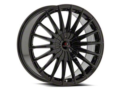 Cavallo CLV-34 Gloss Black Wheel; 18x8; 35mm Offset (05-09 Mustang)