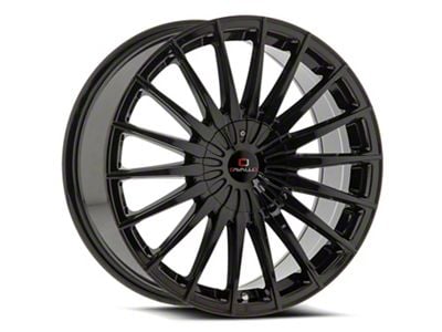 Cavallo CLV-34 Gloss Black Wheel; 18x8; 35mm Offset (94-98 Mustang)