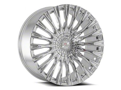 Cavallo CLV-40 Chrome Wheel; 20x8.5; 35mm Offset (94-98 Mustang)