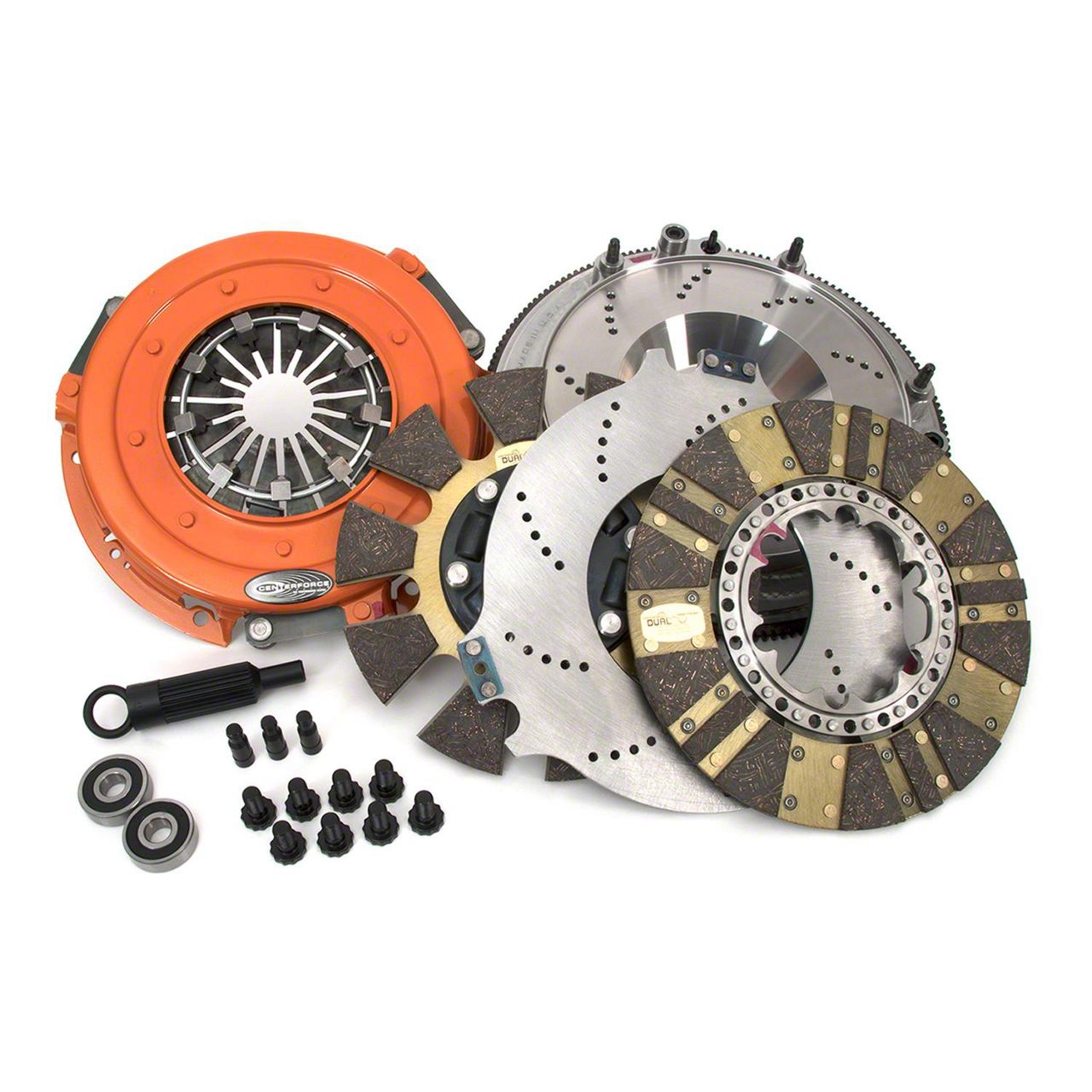 Centerforce Camaro DYAD DS Organic/Carbon Twin Disc Clutch Kit with ...