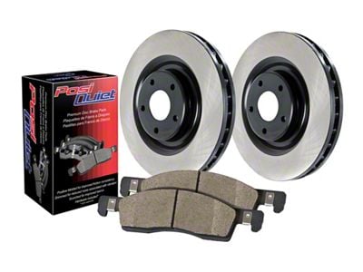 Preferred Axle Plain Brake Rotor and Pad Kit; Front (06-14 Charger w/ Vented Rear Rotors; 15-16 3.6L, 5.7L HEMI Charger)