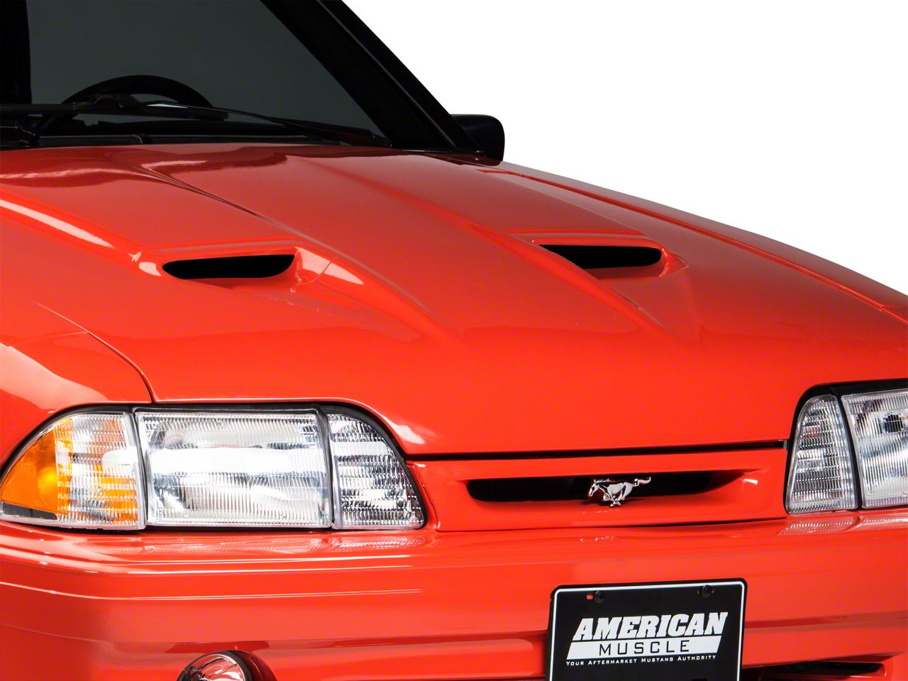 Cervini's Mustang Ram Air Hood; Unpainted 101 (87-93 Mustang) - Free ...