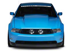 Cervini's 2.50-Inch Cowl Hood; Unpainted (10-12 Mustang GT, V6)