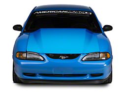 Cervini's 3.50-Inch Cowl Hood; Unpainted (94-98 Mustang)