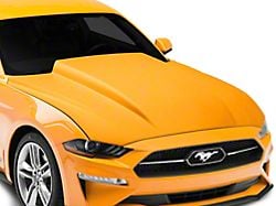 Cervini's 4-Inch Cowl Hood; Unpainted (18-23 Mustang GT, EcoBoost)