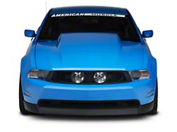 Cervini's 4-Inch Cowl Hood; Unpainted (10-12 Mustang GT, V6)