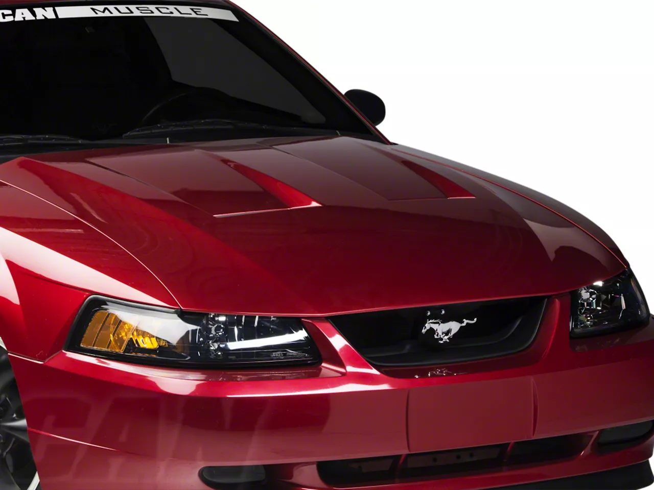 Cervini's Mustang Terminator Style Heat Extractor Hood; Unpainted 1158 ...