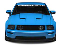 Cervini's Mach 1 Ram Air Hood; Unpainted (05-09 Mustang GT, V6)