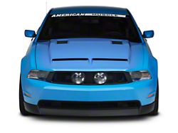 Cervini's Type IV Ram Air Hood; Unpainted (10-12 Mustang GT, V6)