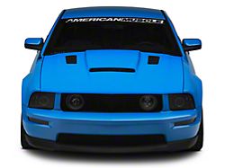 Cervini's Stalker II Hood with Louvers; Unpainted (05-09 Mustang GT, V6)