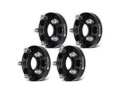 1-Inch 5-Lug Wheel Spacers; Black; Set of Four (08-23 Challenger)