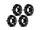 1-Inch 5-Lug Wheel Spacers; Black; Set of Four (08-23 Challenger)