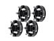 1.50-Inch 5-Lug Wheel Spacers; Black; Set of Four (08-23 Challenger)