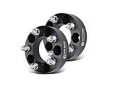 1.50-Inch 5-Lug Wheel Spacers; Black; Set of Two (08-23 Challenger)