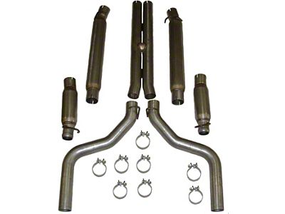 3-Inch 304 Stainless Cat-Back Exhaust System with Flowpack Mufflers (08-14 Challenger SRT8)