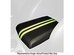 Armrest Cover; Black Leather with Black Stitching (08-14 Challenger)