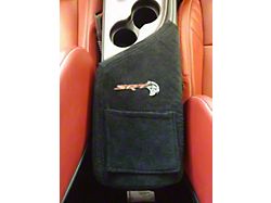 Center Console Cover with SRT Logo; Black (15-23 Challenger)