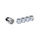 Chrome Acorn Wheel Locks; M14x1.5; Set of 4 (08-23 Challenger)