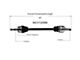 CV Axle Assembly; Rear Passenger Side (2009 Challenger SE)