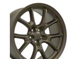 DG21 Replica Bronze Wheel; 20x10; 18mm Offset (08-23 RWD Challenger, Excluding Widebody)