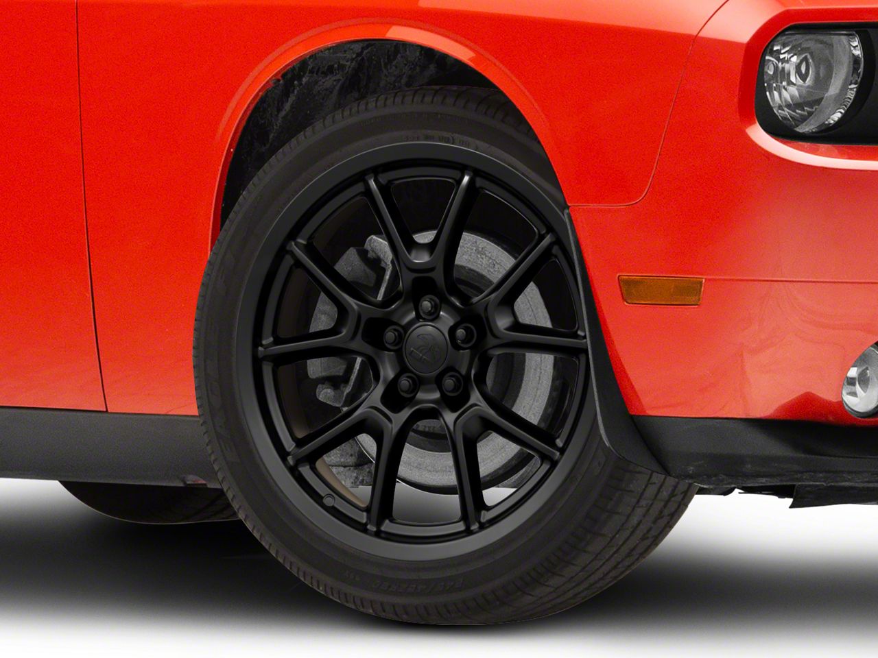 Challenger DG21 Replica Satin Black Wheel; 20x10; 18mm Offset (08-23 ...