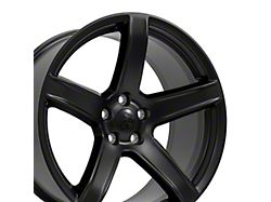 DG22 Replica Satin Black Wheel; 20x9.5 (08-23 RWD Challenger, Excluding Widebody)