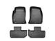 Front and Rear Floor Liners; Black (17-19 AWD Challenger)