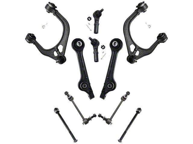 Front Control Arms with Sway Bar Links and Tie Rods (11-14 Challenger; 15-18 6.2L HEMI Challenger)