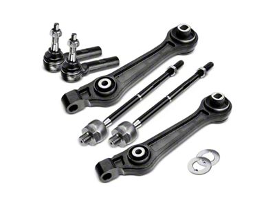 Front Lower Rearward Control Arm and Tie Rod End Kit (08-10 RWD Challenger)