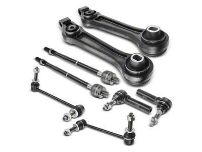 Front Lower Rearward Control Arm, Sway Bar Link and Tie Rod End Kit (08-10 RWD Challenger)