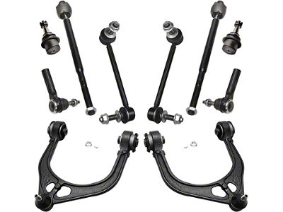 Front Upper Control Arms with Lower Ball Joints, Sway Bar Links and Tie Rods (08-10 RWD Challenger)