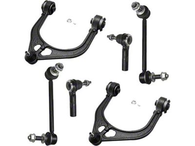 Front Upper Control Arms with Sway Bar Links and Outer Tie Rods (08-10 Challenger)
