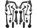 Front Upper and Lower Control Arms with Ball Joints and Sway Bar Links (08-10 Challenger)