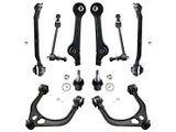 Front Upper and Lower Control Arms with Sway Bar Links (11-19 RWD Challenger w/o High Performance Suspension)