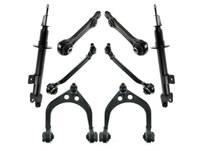 Front Upper, Lower Forward and Rearward Control Arms with Ball Joints and Front Shocks (08-10 Challenger)