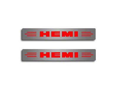 Fuel Rail Covers with Illuminated HEMI Lettering for Factory Cold Air Intake (08-10 Challenger SRT8)