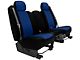 Genuine Neoprene Custom 1st Row Bucket Seat Covers; Blue/Black (08-10 Challenger)