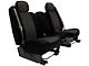 Genuine Neoprene Custom 1st Row Bucket Seat Covers; Charcoal/Black (08-10 Challenger)