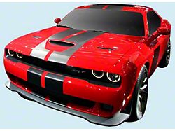 Hellcat Center Stripes; Carbon Fiber (15-18 Challenger SRT Hellcat)